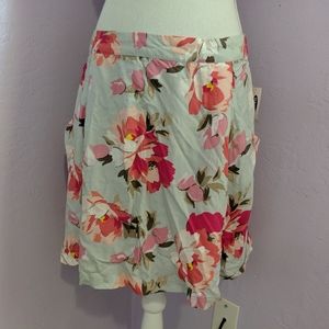 Pink Floral Skirt